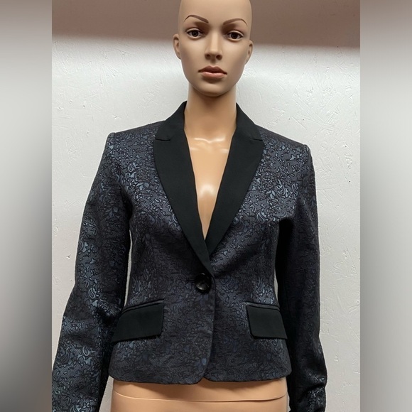 Mario Serrani Paisley Blazer - Size 2 - Picture 6 of 8